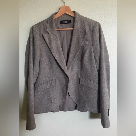 Simons Gray Tailored Women's Blazer Jacket - Picture 3 of 10